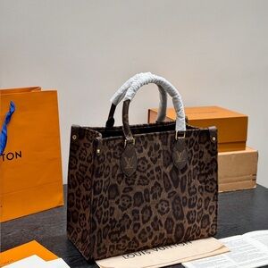 Louis Vuitton Brown Leopard Tote